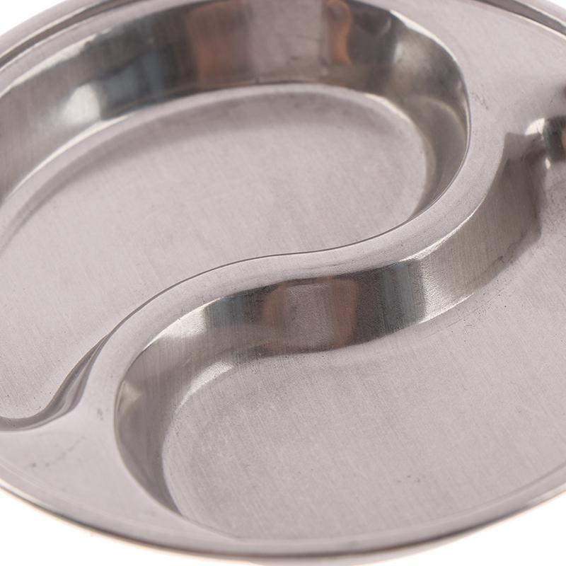 Нержавеющая сталь перец жаркое мясо соус тарелки миска отдельные суши уксус соевый соус тарелки столовые приборы еда приправа лоток 1/2/3 решетки