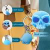 Keychain 3D Skull Design Multi-Scene Hangers Key Holder Street Style Bags Suitcases High-precision Accessory