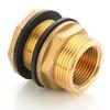 1Pcs 1/2" 3/4" 1" Brass Water Tank Connector BSP Thread Connector  for Garden Irrigation Plumbing