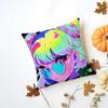 Fashion Pop Art Anime Street Graffiti Cushion Cover Washable Linen Pillowcase Soft  for Daily Sofa Bed Home Room Decor