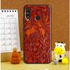 Brown Tooled Leather Pattern For Huawei Nova Y61 Y60 Y70 Y72 Y73 Y90 Y91 12i 11i 3i 7i 8i 9 10 SE P20 P40 P30 Lite Case
