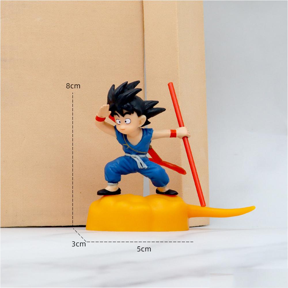 ГОРЯЧИЕ Мультяшные Аниме Фигурки Dragon Ball Z Детские Игрушки Кукла Кавайный Модель Goku Аксессуары Детский Прочный Подарок Фигурки Действия Хобби