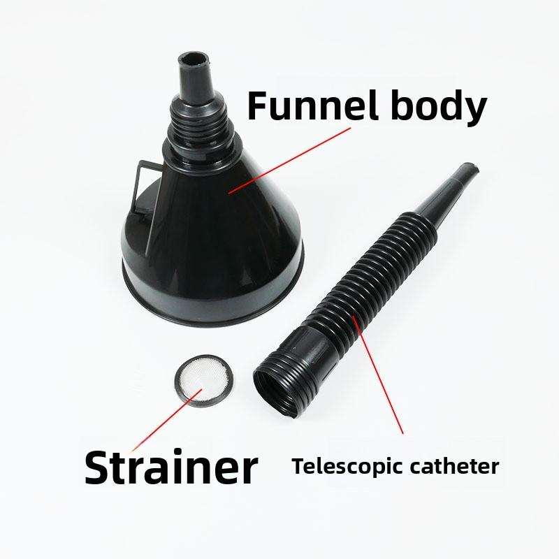 Заливная воронка с длинным носиком, удлиненная, бытовая