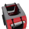 Bicycle Trailer for Dogs Red and Grey Oxford Fabric and Iron