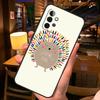 Кавайный Ёжик Сердце Милый Чехол Для Samsung Galaxy A26 A16 A06 A55 A35 A15 A32 A12 A22 A52 A54 A34 A14 A56 A36 A13 A53
