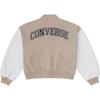Converse Бейсбольная куртка женская коричневая 10026772-A01