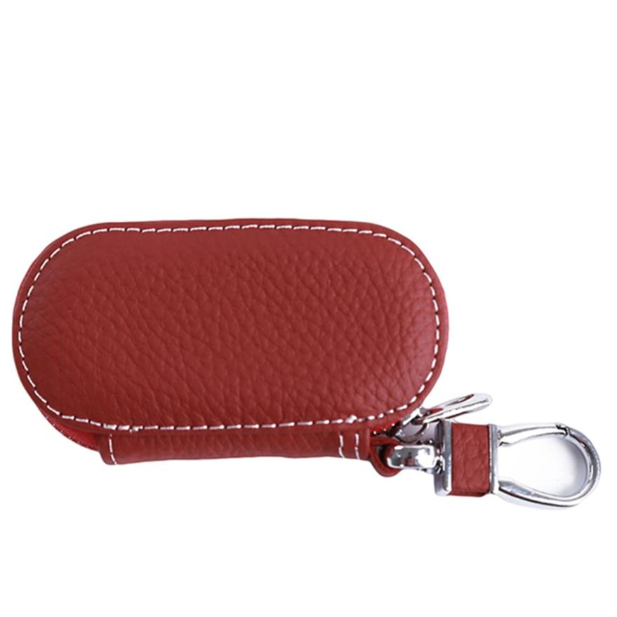 Модные портативные однотонные кошельки для ключей от машины, держатель для ключей, высококачественный чехол для ключей из искусственной кожи