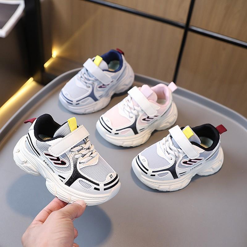 Kids Breathable Mesh Running Shoes Toddlers Preschoolers Lightweight Soft Sole Sneakers Boys Girls