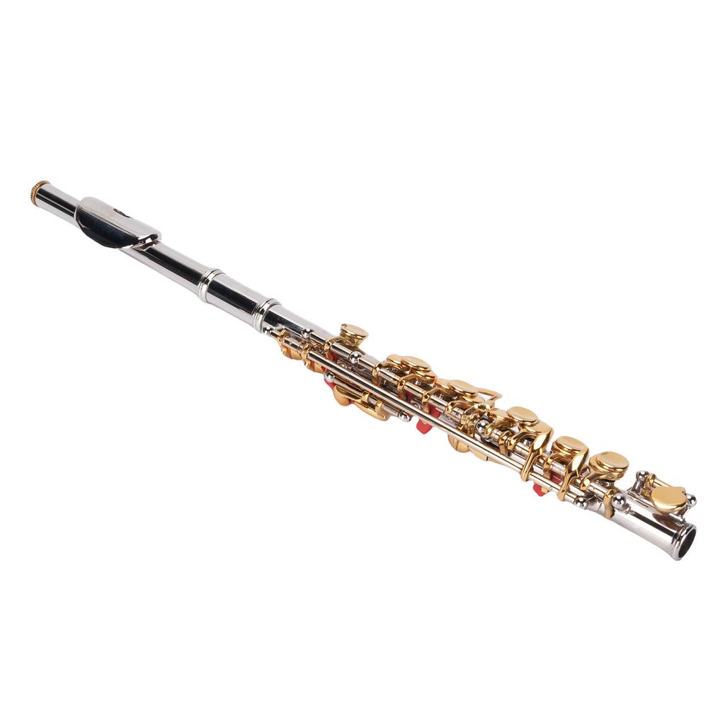 Студенческая флейта Инструмент Серебристый цвет Корпус из белой меди Золотой клапан Студенческая флейта C для практики и выступлений