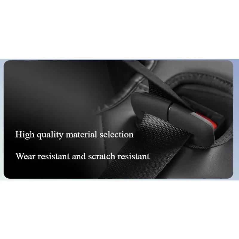 Для Tesla Model Y Juniper 2025 Чехол-протектор от царапин для ремня безопасности автомобиля Силиконовая накладка на пряжку ремня безопасности Аксессуары для нового Model3+