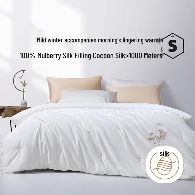 Mercury 100% Mulberry Silk Thickened Winter Quilt