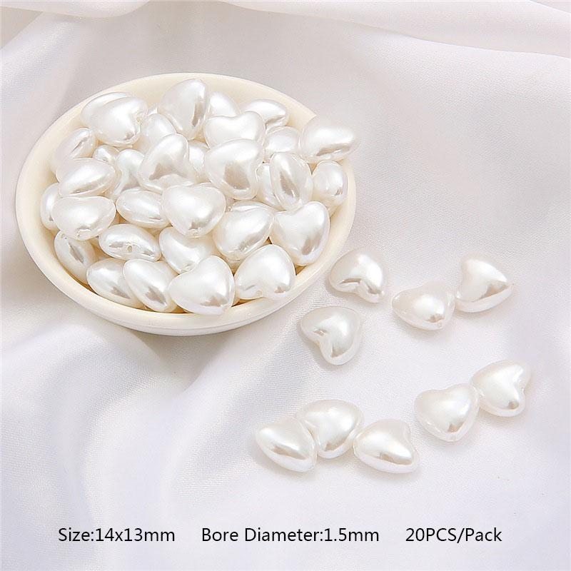 10/20 шт./упак., высококачественные бусины из АБС-пластика с искусственным жемчугом неправильной формы, свободные бусины для ожерелья, ювелирные аксессуары