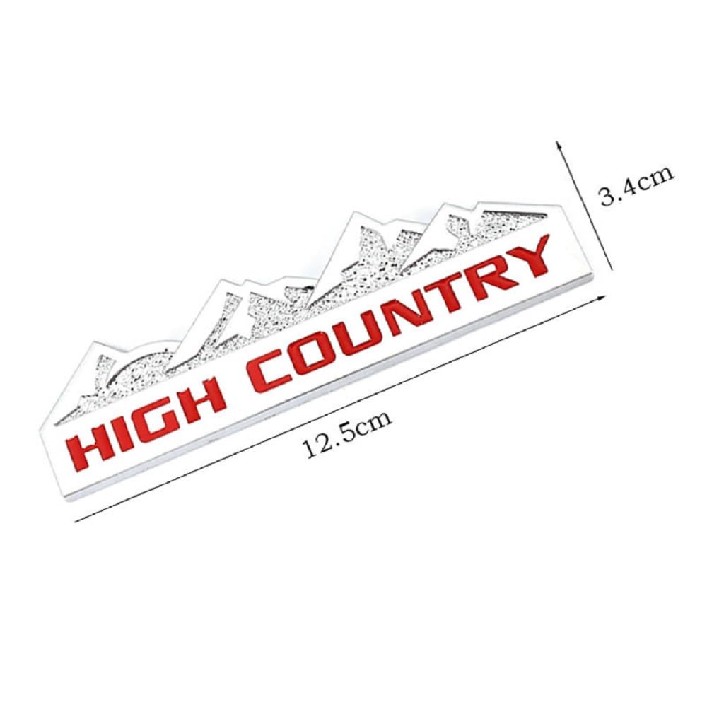 GETON Camping Outdoor 3D Emblem Metal Double-Sided Tape Easy To Install Universal Car Logo