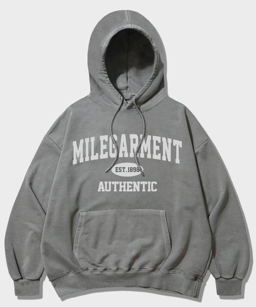 Аутентичная толстовка Milegarment_Пигментный серый
