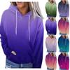 Женские повседневные модные пуловеры с длинными рукавами и капюшоном с принтом, толстовки с капюшоном