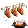 Roast Rack Grilling BBQ Stainless Steel Roast Chicken Leg Rack Non-Stick