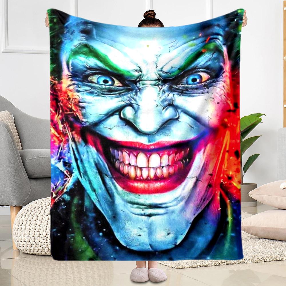 The Joker's Chaos Blanket Suitable for sofas,travel, living rooms also a good gift for friends and family Suitable for all seasons.