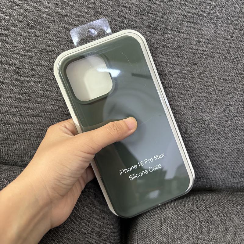 Чехол Apple Original 16 Pro max для Apple 15 14 13 12 Pro max из мягкого силикона с защитой от скольжения и грязи