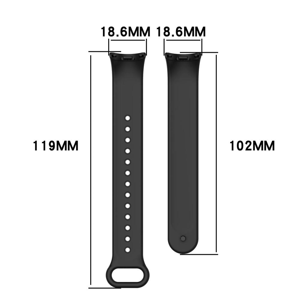Silicone Strap For Mi Band 8 9 Xiaomi 8 NFC Bracelet Sport Belt Replacement Smartwatch Bracelet Watchband Xiaomi Mi Band 8 Strap
