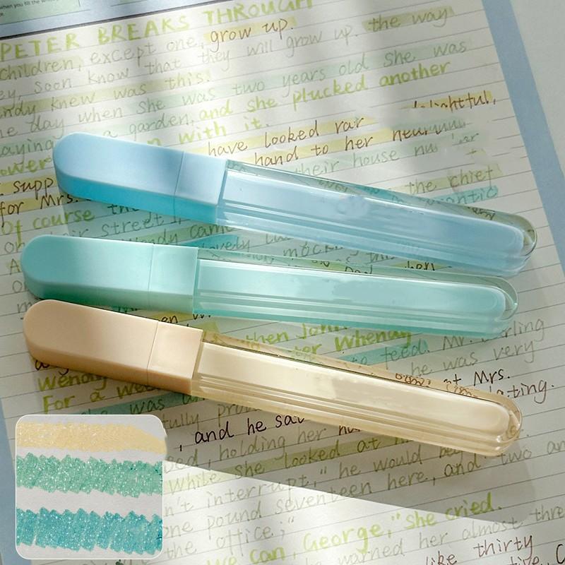 3 шт./компл., блестящие маркеры со звездами для студентов, блестящие маркеры для скрапбукинга, DIY Декор, маркеры для журнала, канцелярские принадлежности