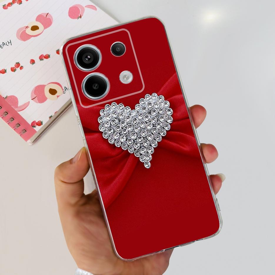 For Xiaomi Poco X6 Pro 5G Case Cute Cat Butterfly Painted Cover Soft Silicone Phone Case For Xiaomi Poco X6 Pro PocoX6 5G Fundas