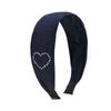 Cotton Ribbon Hairband Cute Hairpins Girls Hair Headband Barrettes Solid Clip Kids Headwear Fashion Hot Diamond Love Hair Acces