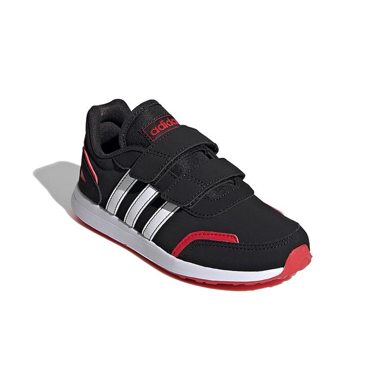 adidas Neo Vs Switch Дышащие Низкие Детские Скейтбордические Кроссовки Черный Красный Белый Дети Возраст 3 7 Лет FW3984