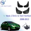 Автомобильные брызговики для Mazda 2/Demio Ge Hatch Hatchback 2008-2013, брызговики для крыльев, аксессуары для брызговиков