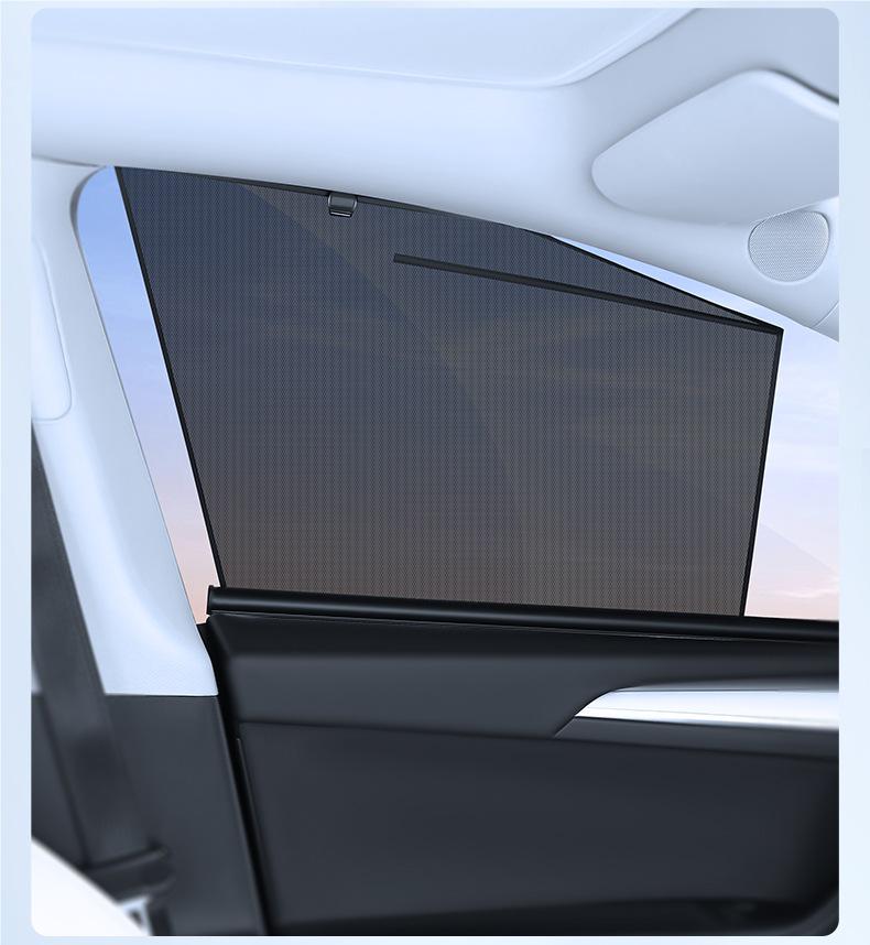 Sunshade Umbrella for Tesla Model Y Refreshed - Side Window Sun Protection & Interior Accessory