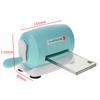 Die-Cut Machines Dies Cutting Embossing Home DIY Plastic Scrapbooking Paper Cutter Card Tool for Kids Birthday Gift