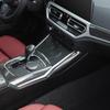 Для BMW 3 серии G20 19-22 цвет углеродного волокна, центральная панель переключения передач, декоративная крышка, панель рычага переключения передач, отделка