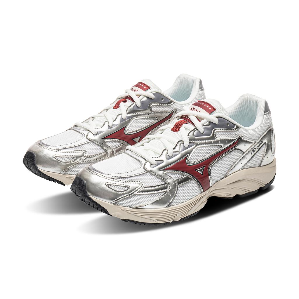 Men's Sneakers Mizuno SPARK CN 3 Running Shoes Unisex Low-top Porcelain White/Silver