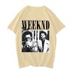 Поп-певец Артист The Weeknd Принт Аниме Топы Футболки Одежда Женская Футболка Женщины Мультяшная Футболка Короткий Рукав Девочки Футболка