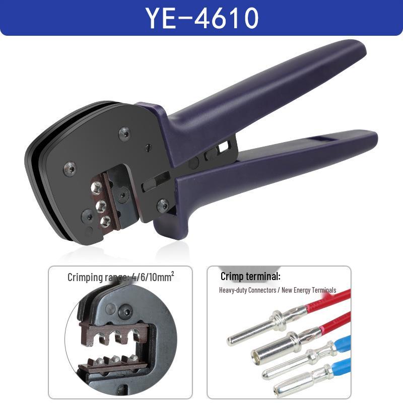 Aviation Plug Pin/New Energy Photovoltaic Terminal Crimping Pliers with High Precision Ratchet Jaws YEFYM.