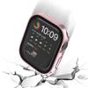 Стекло + чехол для Apple Watch Case 8 7 6 SE Защитная пленка для экрана Бампер с прямым краем IWatch Series 44 мм 40 мм 41 мм 45 мм 4 5 Водонепроницаемый чехол