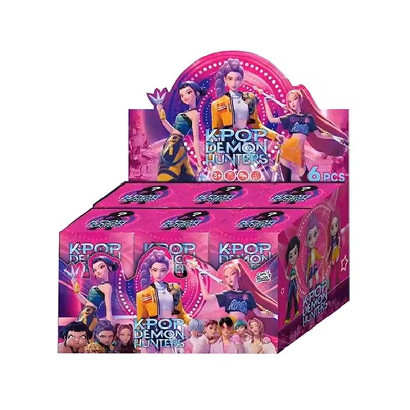 New Anime KPop Devil Hunter Doll Vinyl Toy Rumi Mira Zoi Character Vinyl Mask Blind Box Ornament Toy Birthday Gift