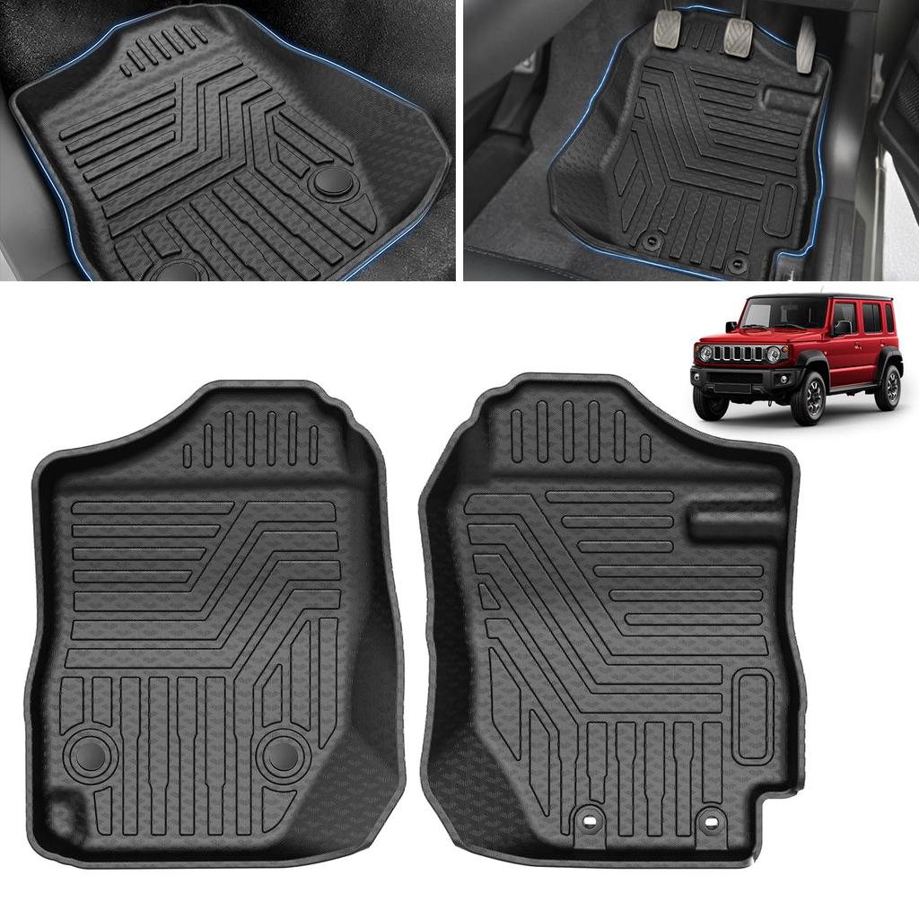Cartist 3D Floor Mats for Jimny Nomad JC74 JIMNY NOMADE JC74W Wagon 2025 and TPE Material Custom Designed for Your Vehicle Easy Installation