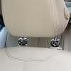 4PCS Bling Car Headrest Collars, Crystal Rhinestone Vehicle Head Rest Collars Decorative Rings, Diamond Automotive Seat Interior Charms Accessories,