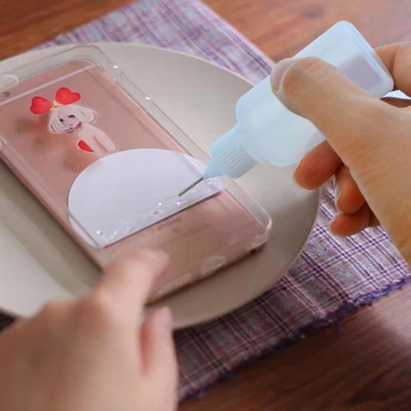 Оптовая пластиковая бутылка с мягким наконечником и колпачками с игольчатым наконечником, многоразовые бутылки-аппликаторы для клея, пигмента, масла, дозатор жидкости