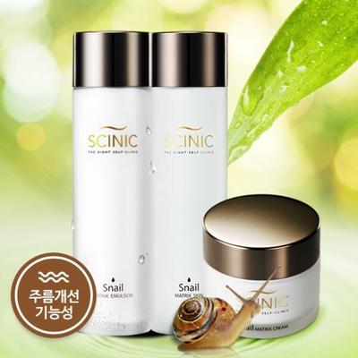 SCINIC Snail Matrix Крем-эмульсия для кожи, набор из 3 предметов