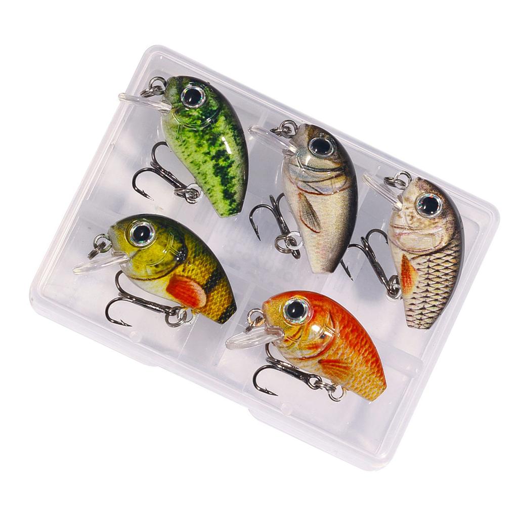 5 шт. приманки для ловли мелкой рыбы и окуня, искусственные приманки, воблер для ловли верховой рыбы, искусственные приманки, воблер для ловли верховой рыбы
