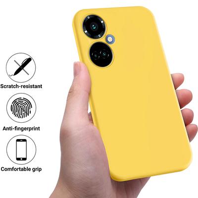 Жидкий силиконовый чехол для телефона для TECNO Camon 19 4G/19 Pro 4G/5G, Защитная крышка с мягкой подкладкой