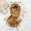 Solid Color Imitation Cashmere Scarf for Women's Winter New Style Camel Beige Warm Scarf Long Shawl