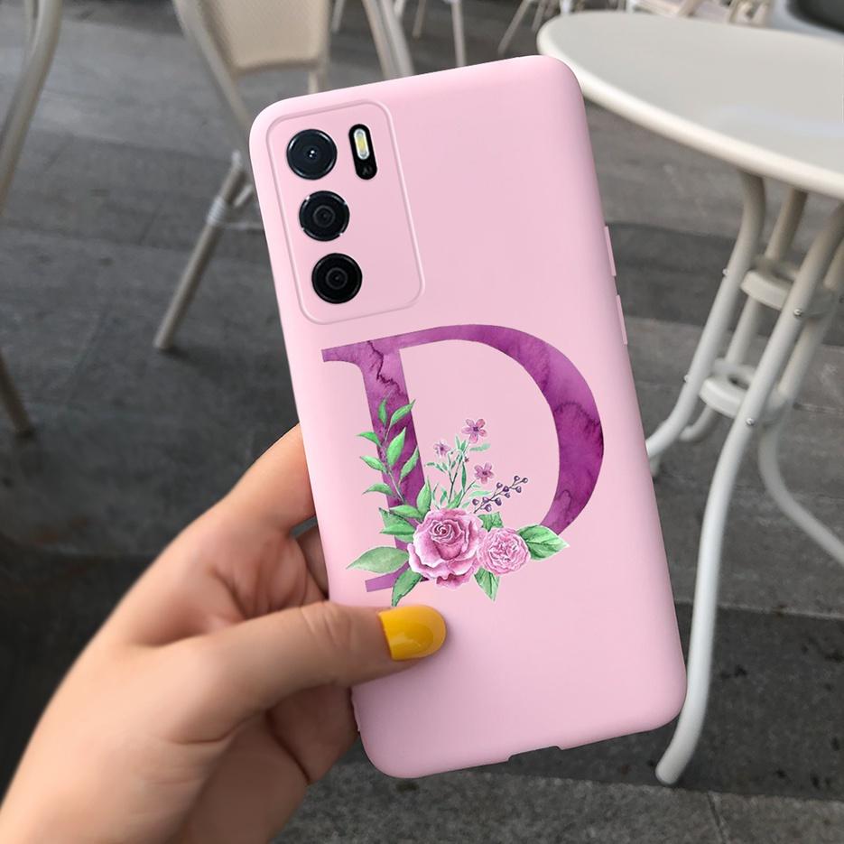 Чехол для Oppo A54s CPH2273 Милые буквы Задняя крышка Мягкий силиконовый чехол для телефона Для Oppo A54s A 54 s OppoA54s Fundas Ударопрочный Capa
