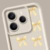 For Xiaomi 14T 13T Pro Poco X7 F6 Pro X6 Redmi Note 14 13 Pro 12 11 Case Bowknot Print Soft Silicone Lens Protection Shockproof TPU Matte Phone Cover