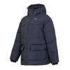 Solid Color Warm Windproof Hooded Down Jacket Women Outerwear Black 629740-69