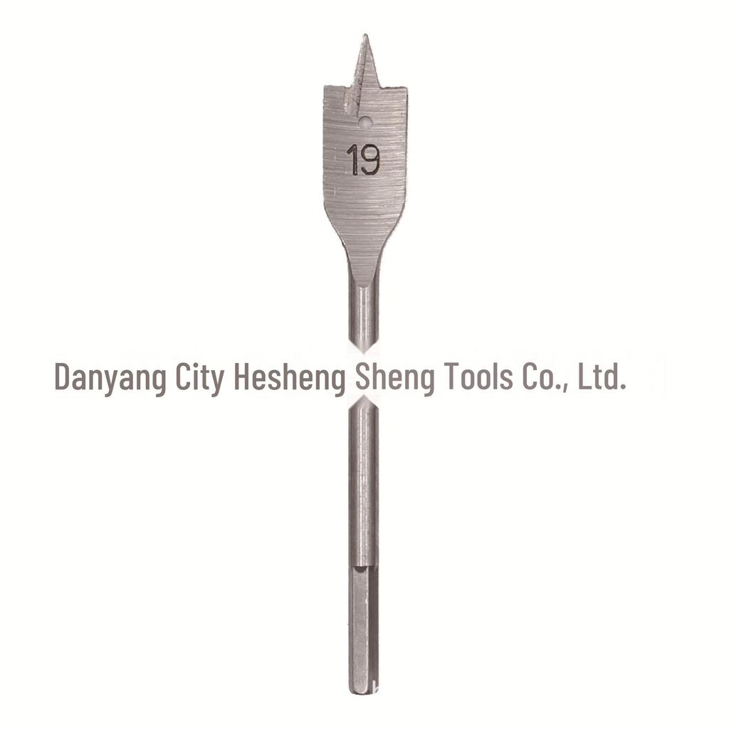 Набор из 6 шт. плоского сверла натурального цвета с шестигранной ручкой для деревообработки