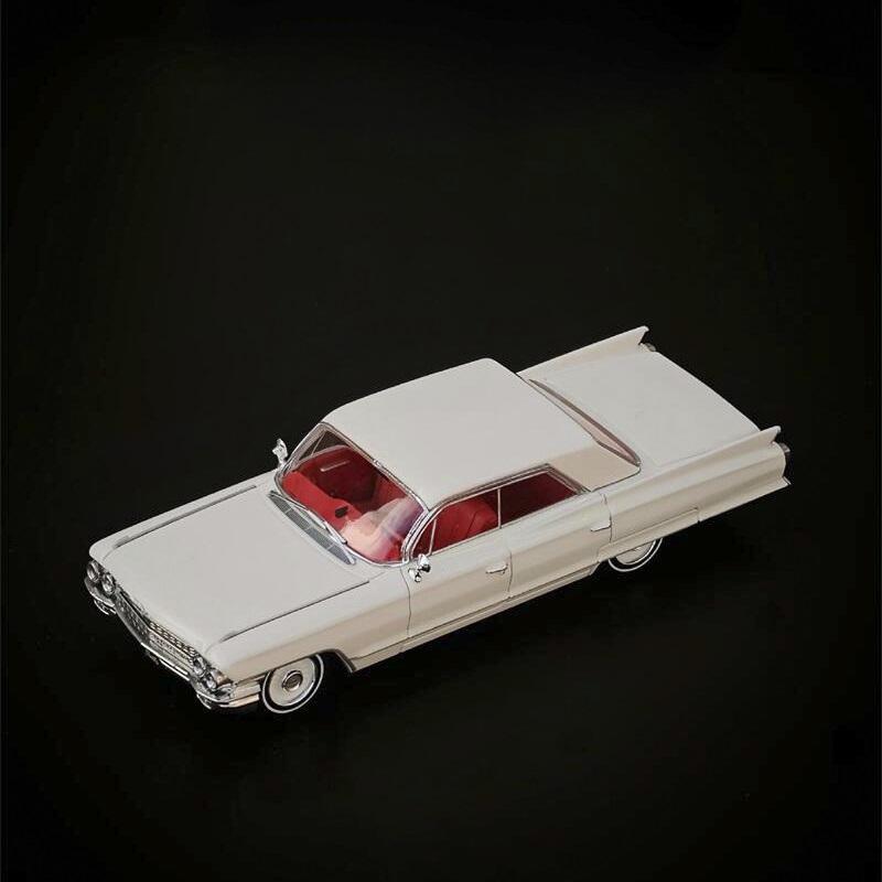 Mk Миниатюры 1:64 Deville Белый Crown Victoria Шериф Лоурайдер Красный Металлическая Модель Автомобиля