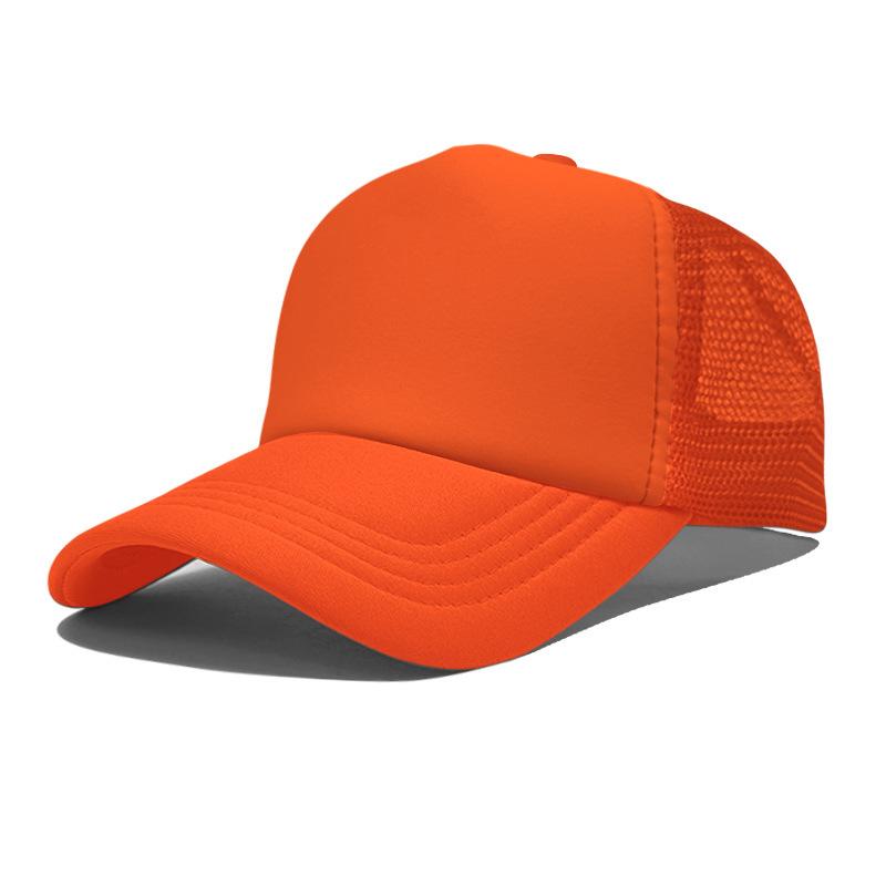 High Quality Custom LOGO 5 Panel Mesh Baseball Cap Print Embroidery Sponge Foam Trucker Hats