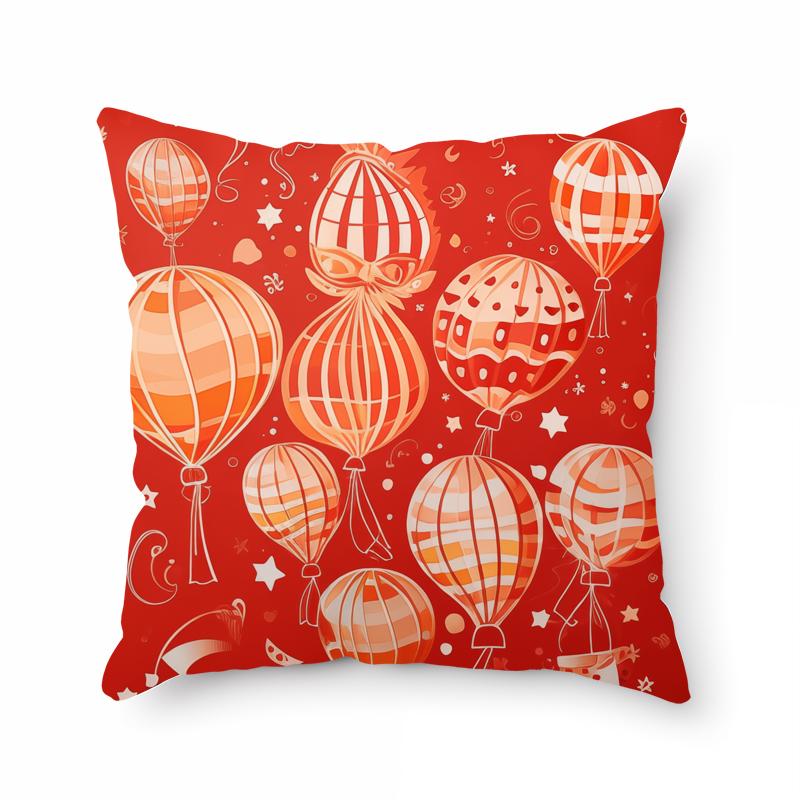 1 шт. Двусторонняя печать винтажный праздничный чехол для подушки 17,7*17,7 дюймов наволочка устойчивая к пятнам дизайн для декора гостиной без сердцевины в комплекте